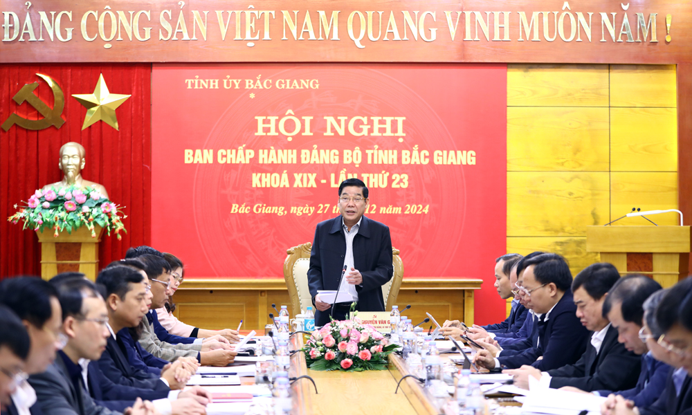  Bắc Giang: Tạo sự đồng thuận, thống nhất về chủ trương sắp xếp, đổi mới tổ chức bộ máy